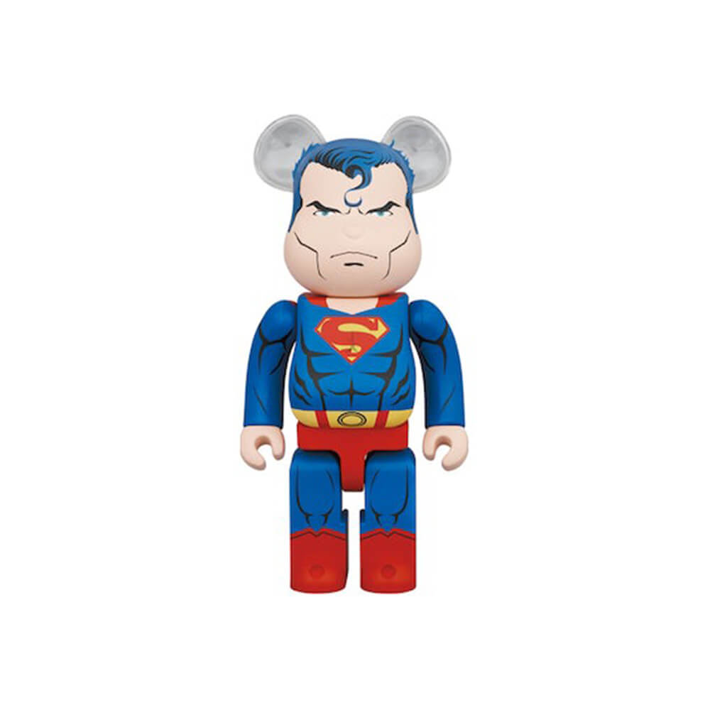 Фигурка Bearbrick Superman (Batman: Hush Ver.) 1000%, синий коллекционная плюшевая игрушка фигурка batman dznr camo 17 см