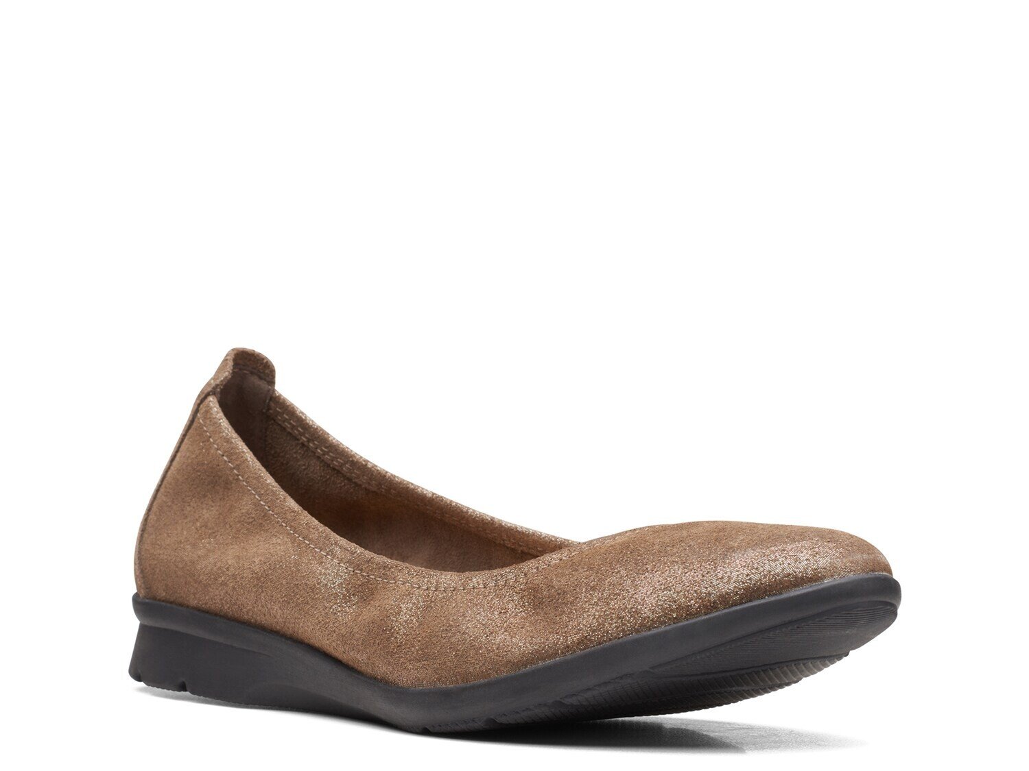 

Балетки Jenette Ease Clarks, бронзовый металлик