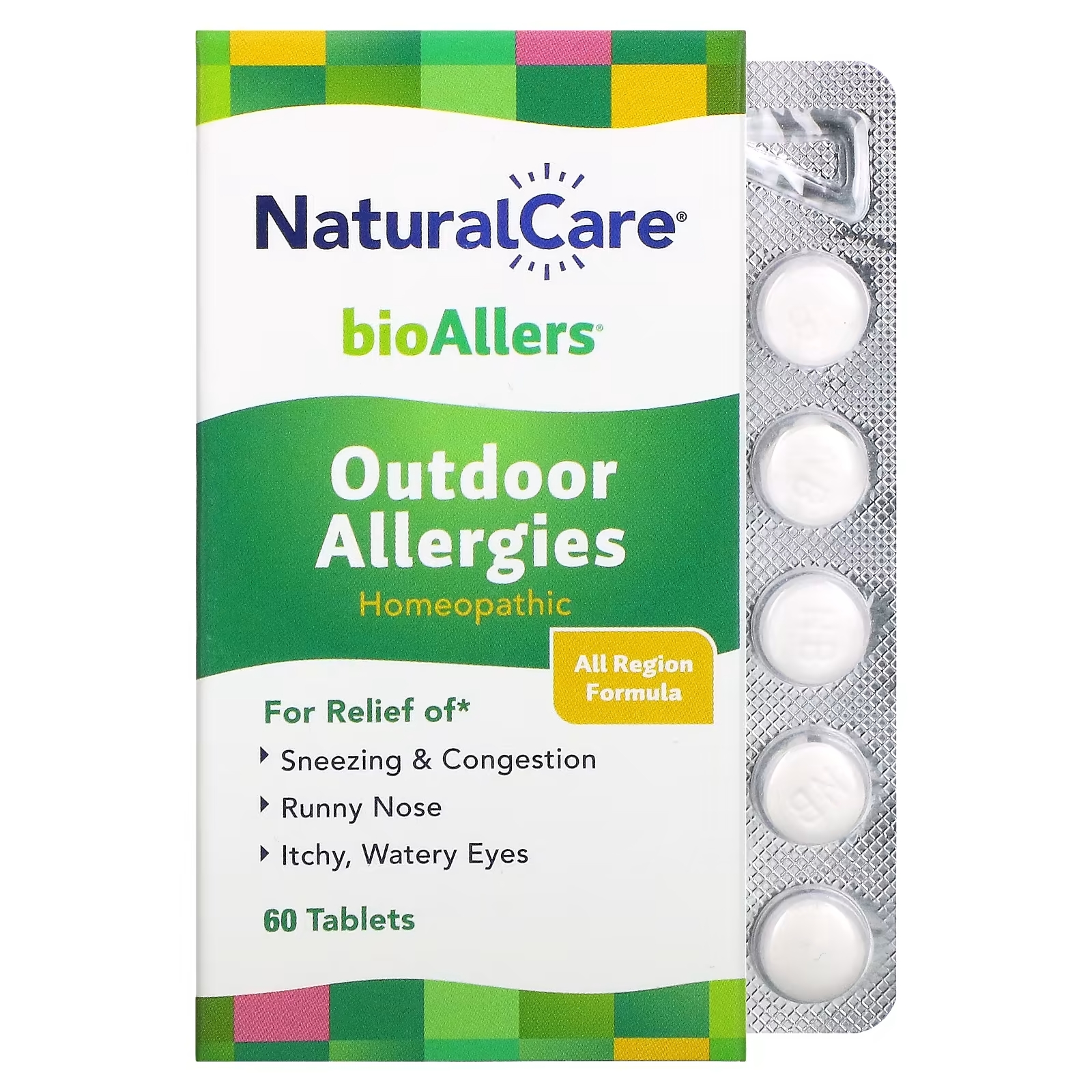 Средство от Аллергии NatraBio BioAllers, 60 таблеток nature s way ремифемин средство от менопаузы 60 таблеток