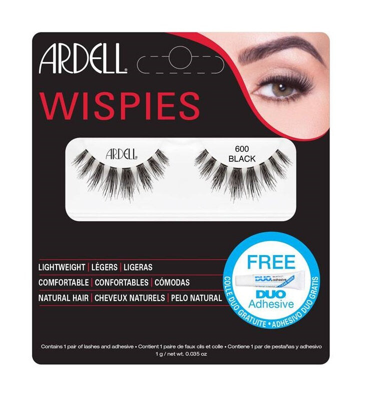 

Ardell Wispies 600 1 пара накладных ресниц Черный + клей