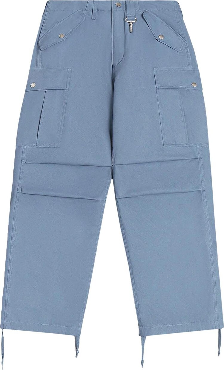 

Брюки Reese Cooper Brushed Cotton Canvas Cargo Pants 'Navy Blue', синий