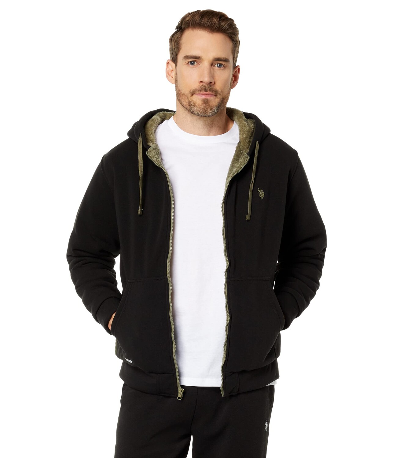 Polo sherpa clearance hoodie