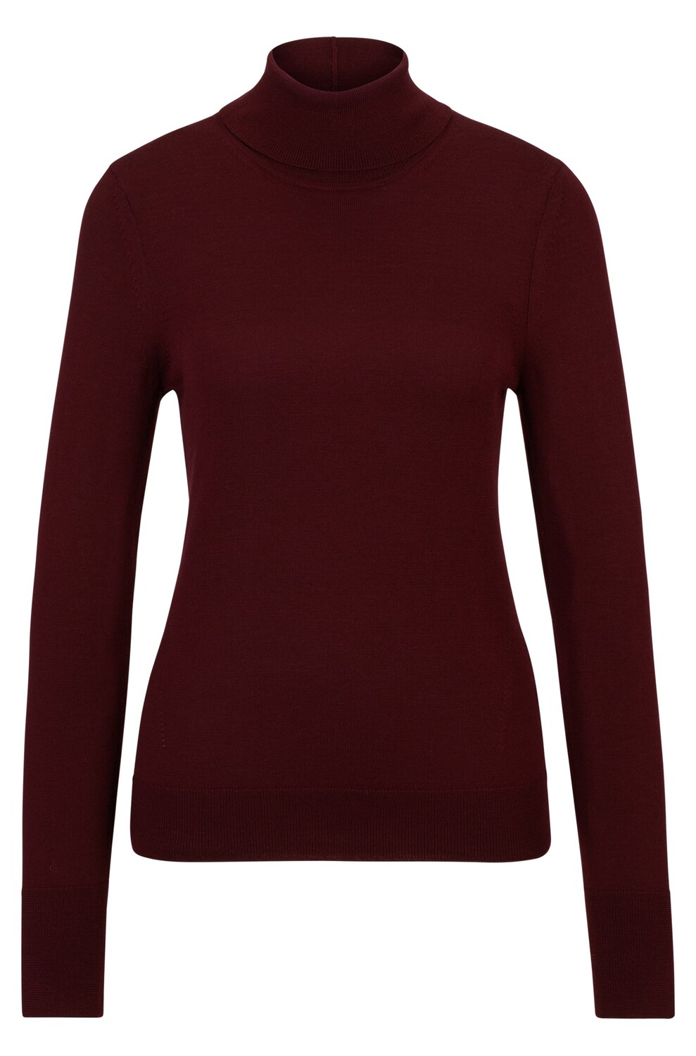 

Свитер Boss Rollneck In Virgin Wool, красный