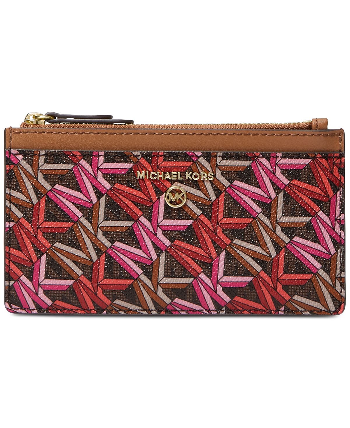 

Тонкий футляр для визиток signature jet set charm Michael Kors, мульти