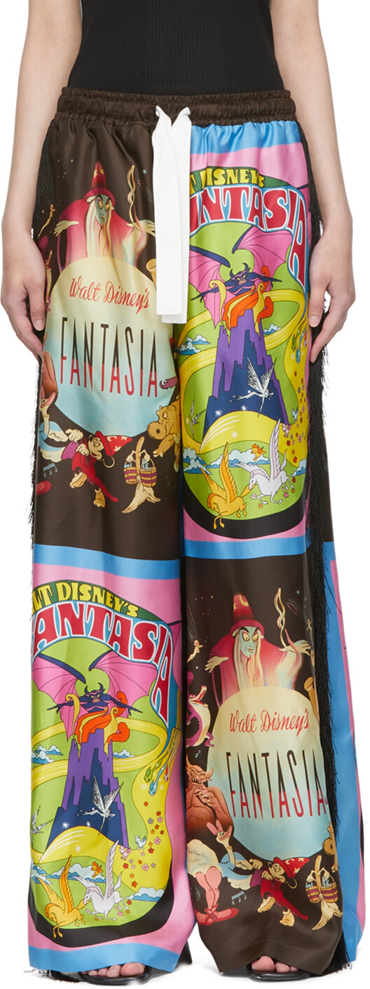 

Разноцветные брюки с принтом Fantasia Stella McCartney