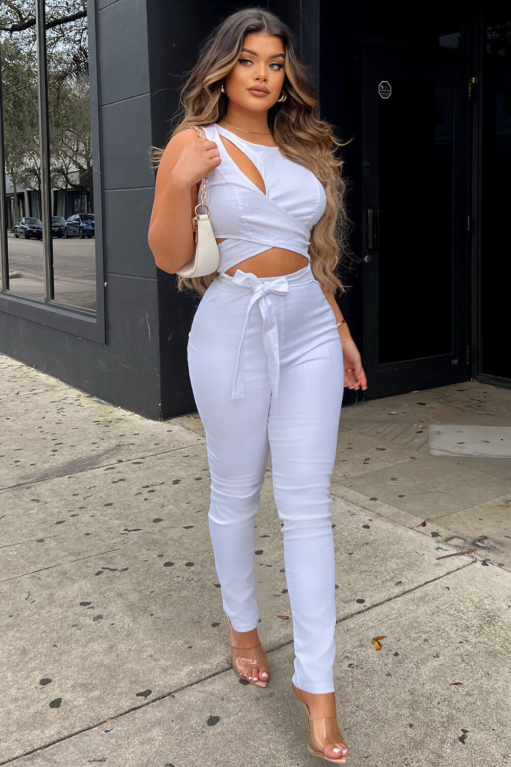 

Комбинезон Fashion Nova JS3606, белый