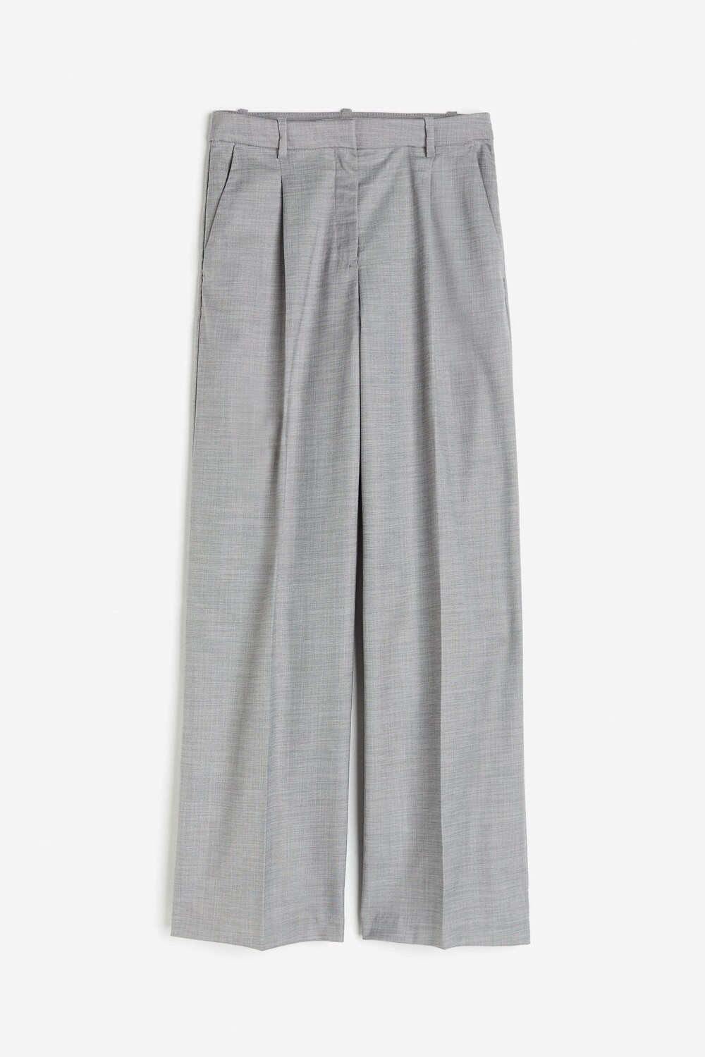 

Брюки H&M Wide-leg, серый
