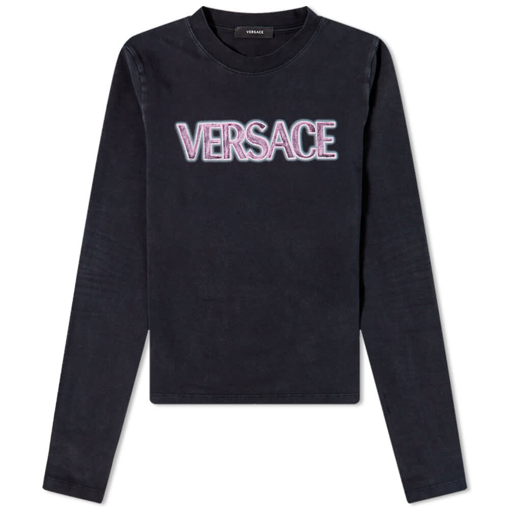 

Футболка Versace Long Sleeve Logo Top