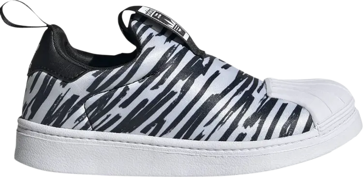 

Кроссовки Adidas Superstar 360 Big Kid 'Zebra', черный