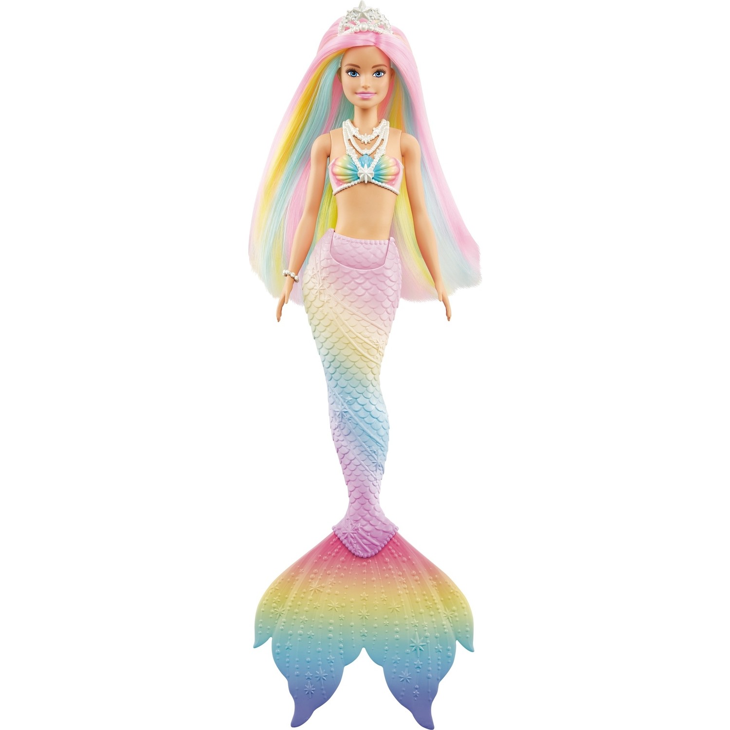 цена Кукла Barbie Dreamtopia Волшебная русалка меняющая цвет