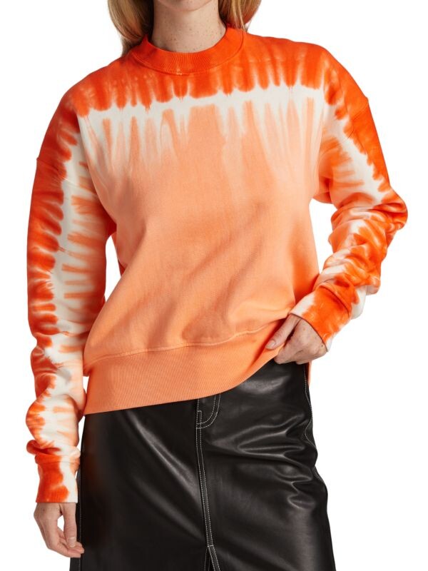 

Хлопковая Толстовка Proenza Schouler с принтом, white label apricotbrightorange
