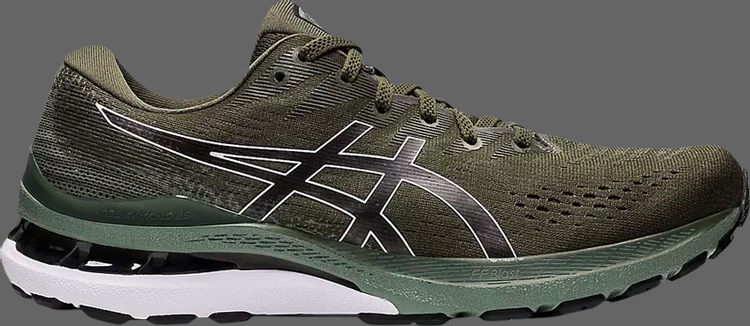 

Кроссовки gel kayano 28 'olive canvas' Asics, зеленый