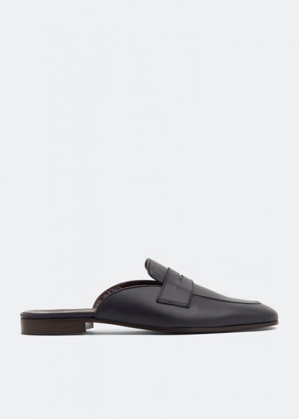 

Слиперы BOUGEOTTE Leather slippers, синий