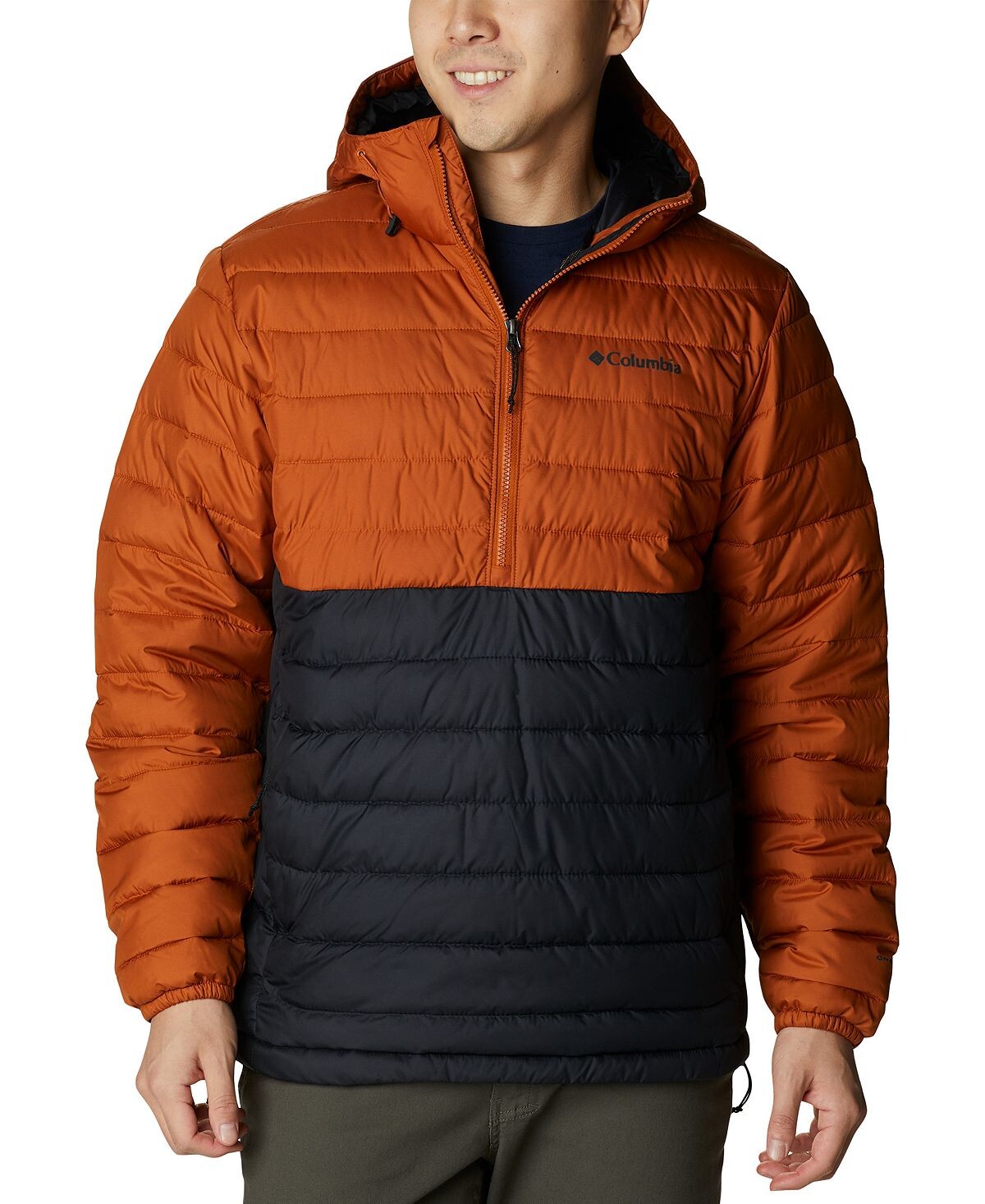 

Мужской водостойкий стеганый анорак-пуховик powder lite Columbia, мульти