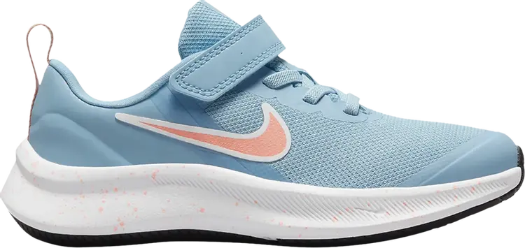 

Кроссовки Nike Star Runner 3 PS 'Worn Blue Crimson Bliss', синий
