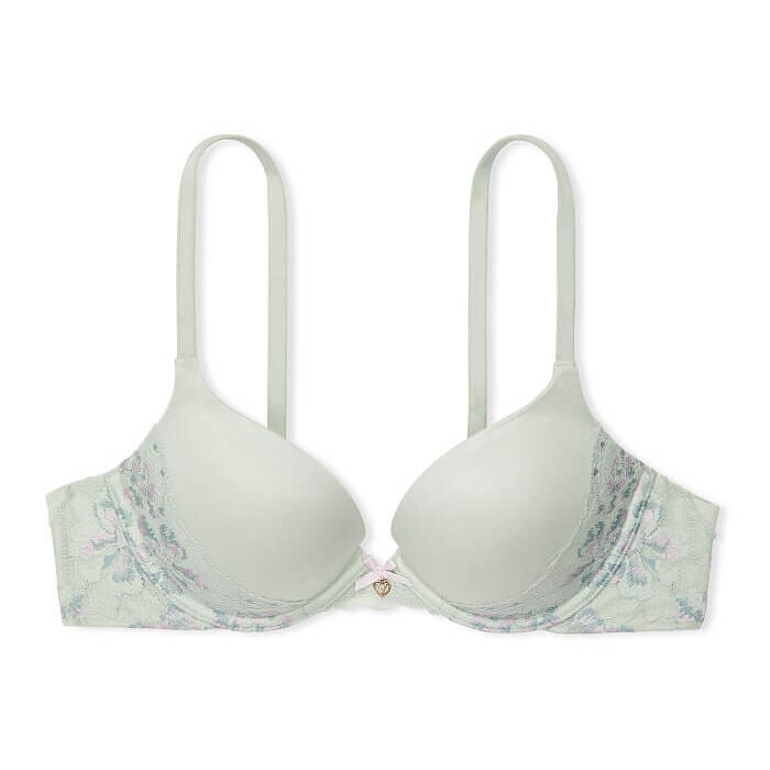 

Бюстгальтер Victoria's Secret Body By Victoria Lace Push-Up, светло-голубой