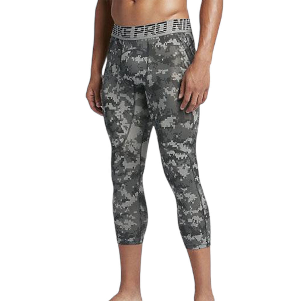 

Тайтсы Nike Pro Hypercool 3/4, серый