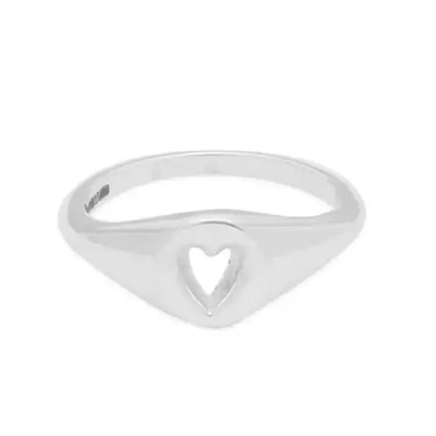 

Кольцо Bleue Burnham A Mini Good Heart Signet, серебристый