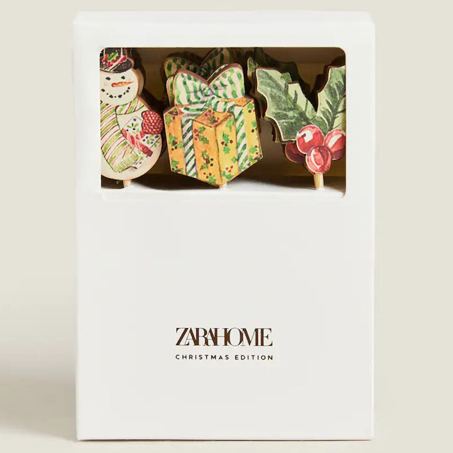 

Набор коктейльных палочек Zara Home Christmas Figure, 24 штуки