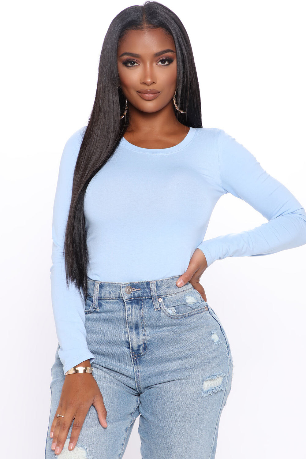 

Топ Fashion Nova LKT2005L, синий