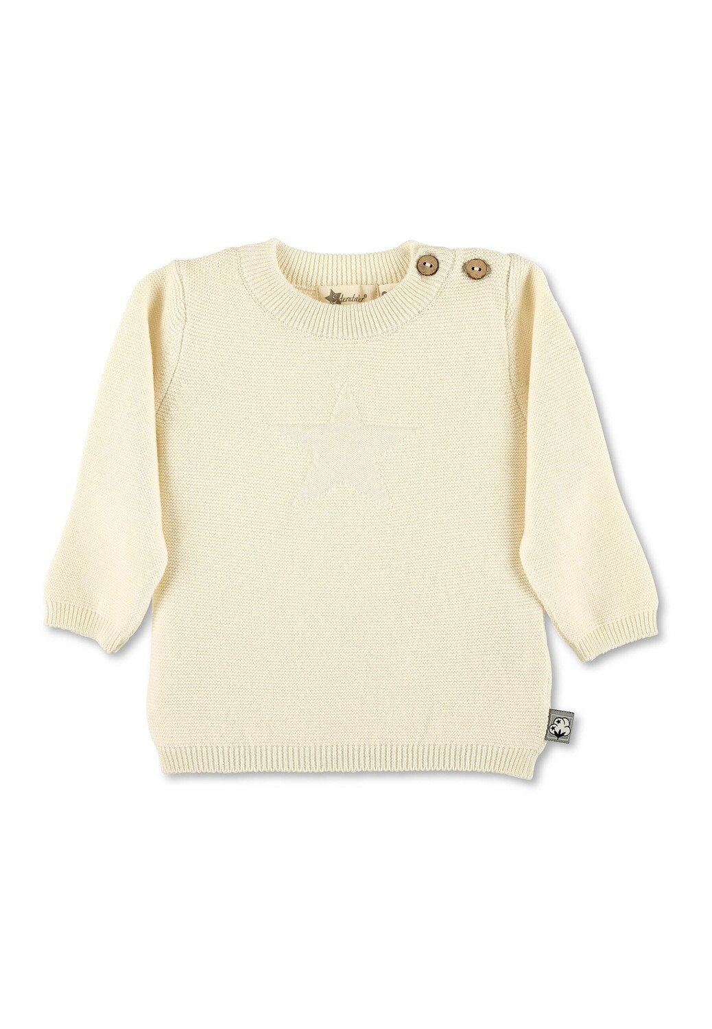 

Футболка Sterntaler GOTS Strick Pullover Stern, натуральный