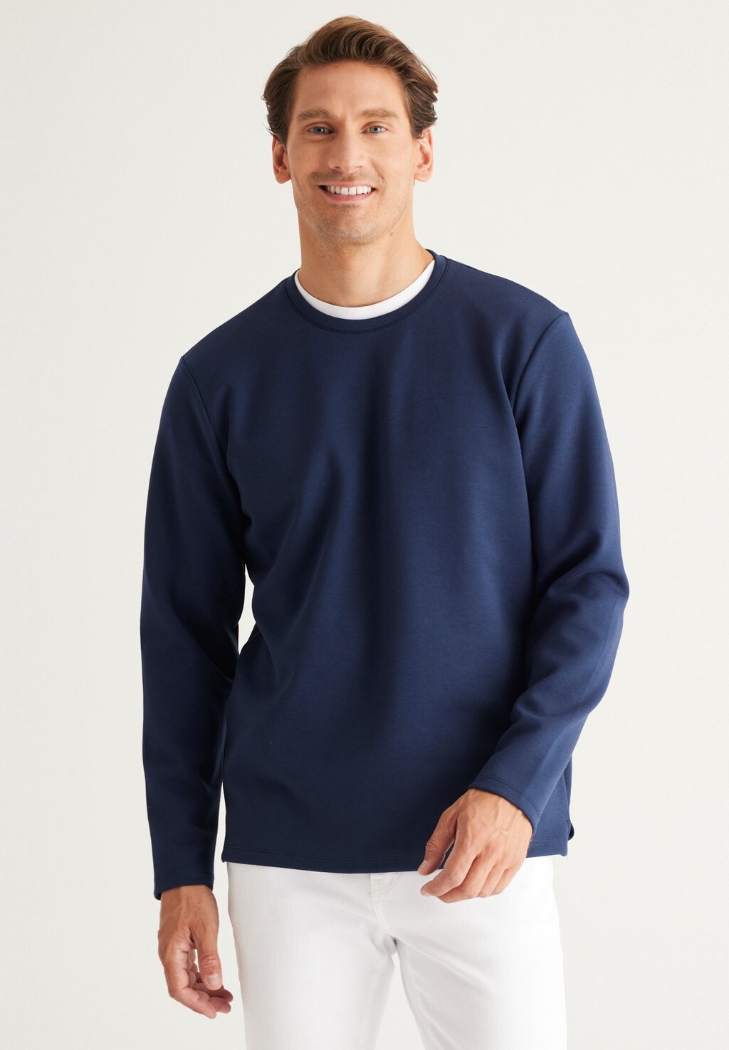

Рубашка с длинным рукавом AC&CO / ALTINYILDIZ CLASSICS, цвет Slim Fit Tshirt O Collar