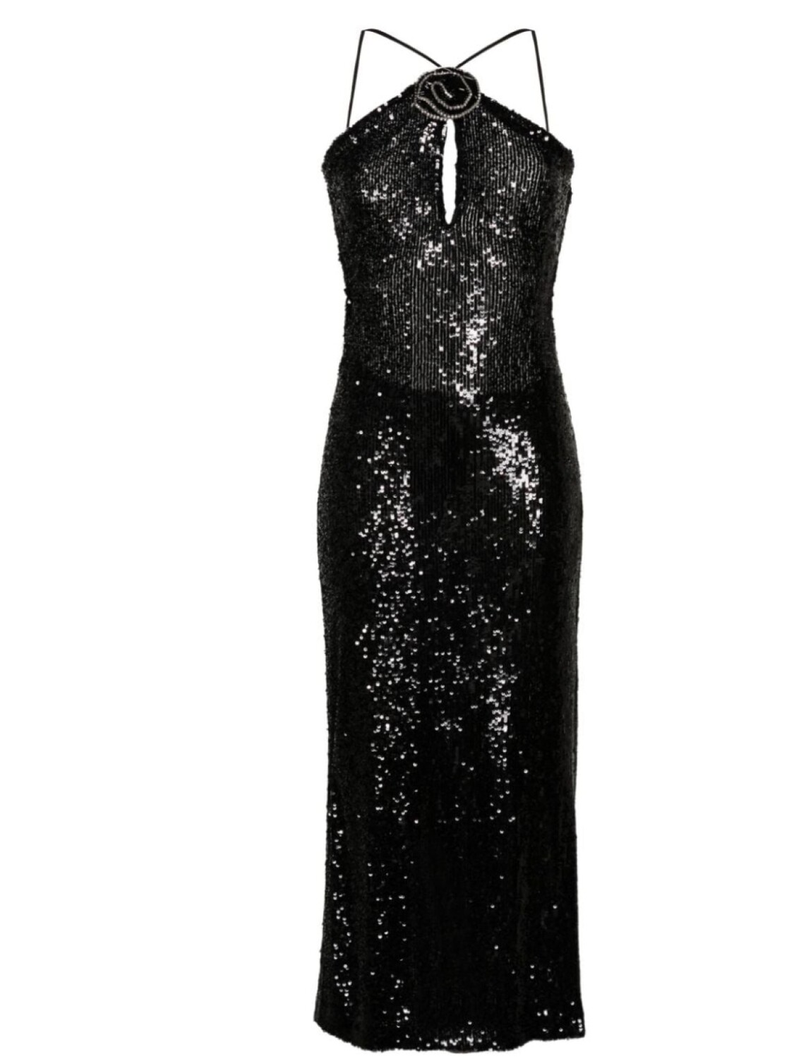 

The New Arrivals Ilkyaz Ozel платье миди с пайетками, черный