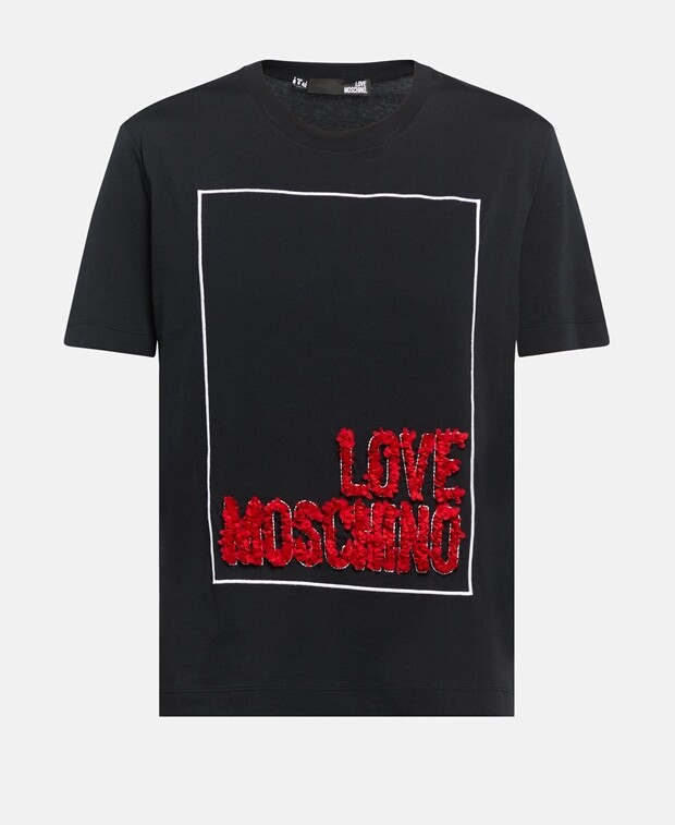 

Футболка Love Moschino, черный