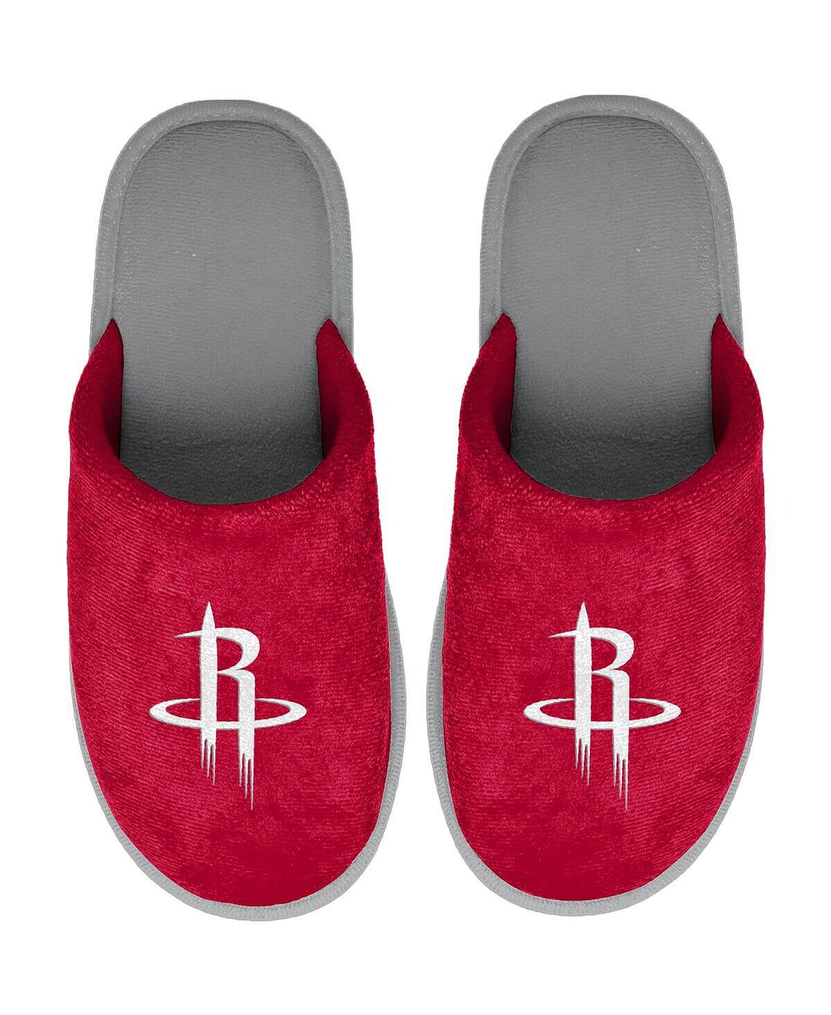 

Мужские тапочки houston rockets big team logo scuff FOCO, красный