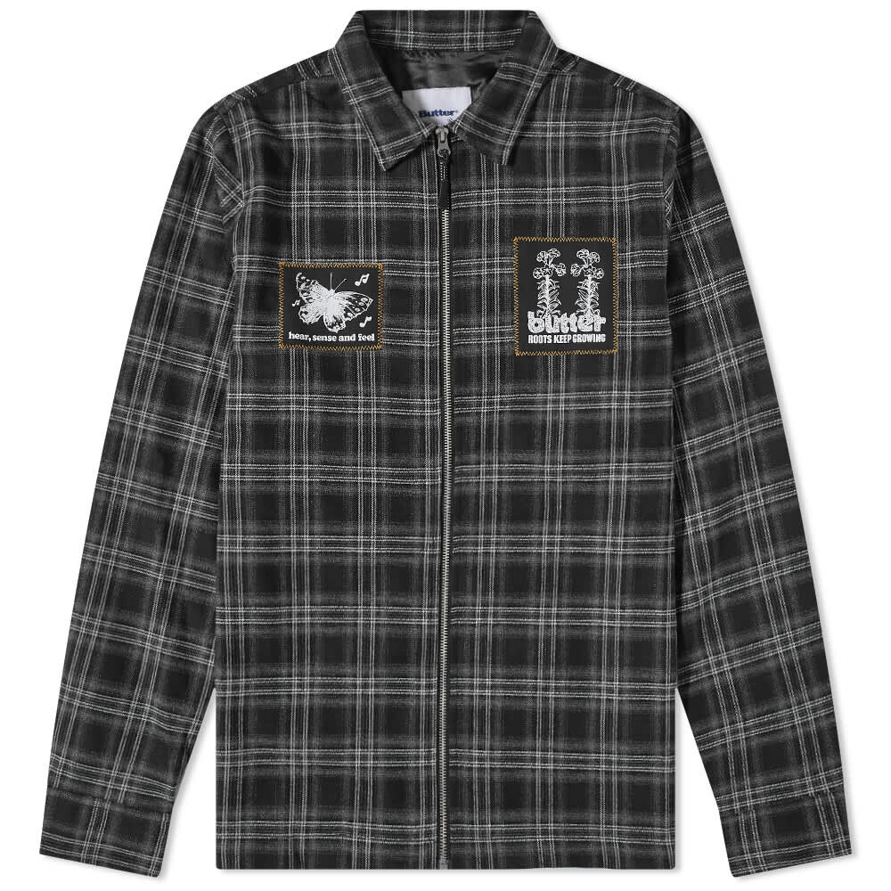 

Верхняя рубашка на молнии в клетку Melody Butter Goods