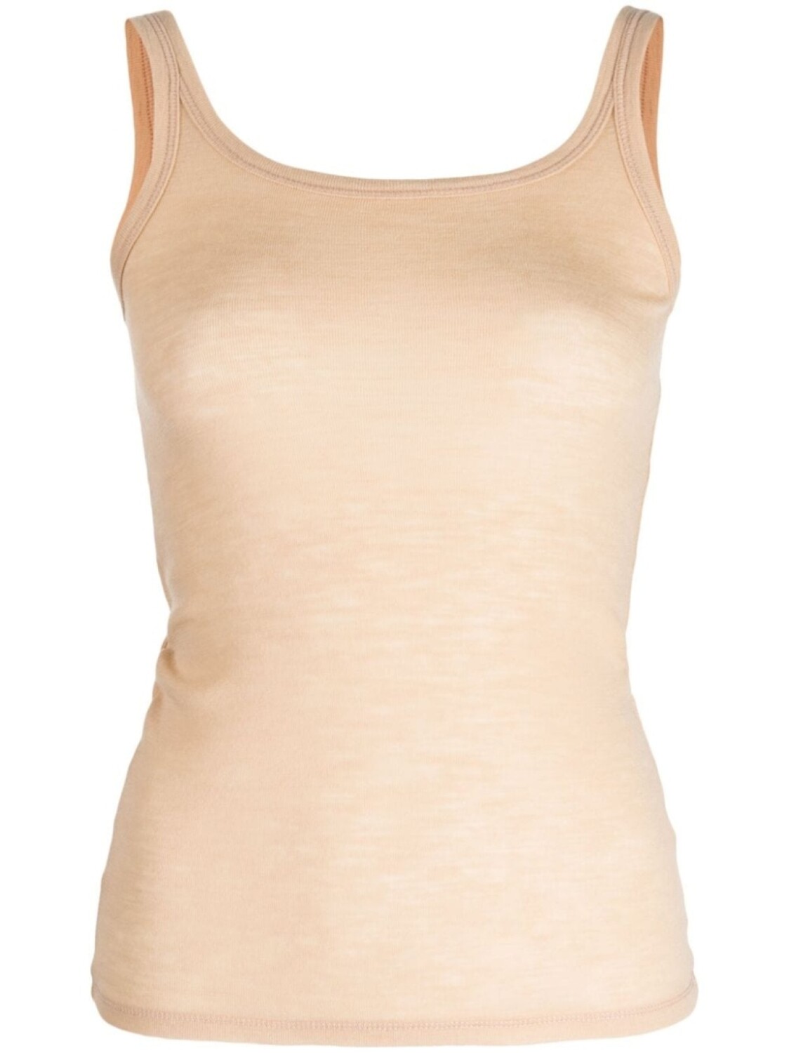 

Baserange round-neck wool tank top, нейтральный цвет
