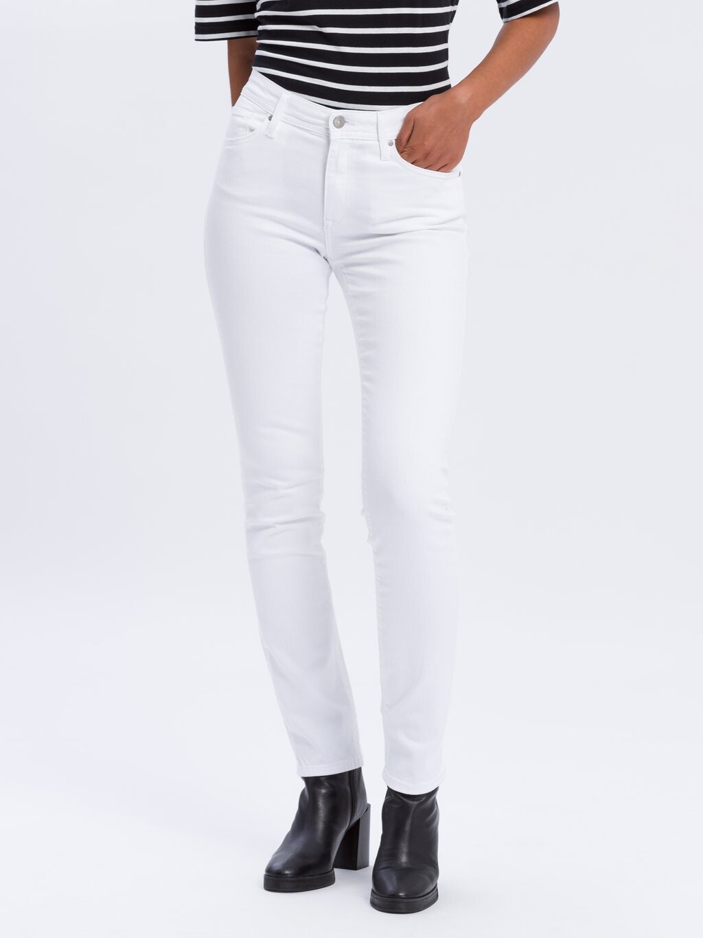 

Джинсы облегающего кроя Cross Jeans, белый