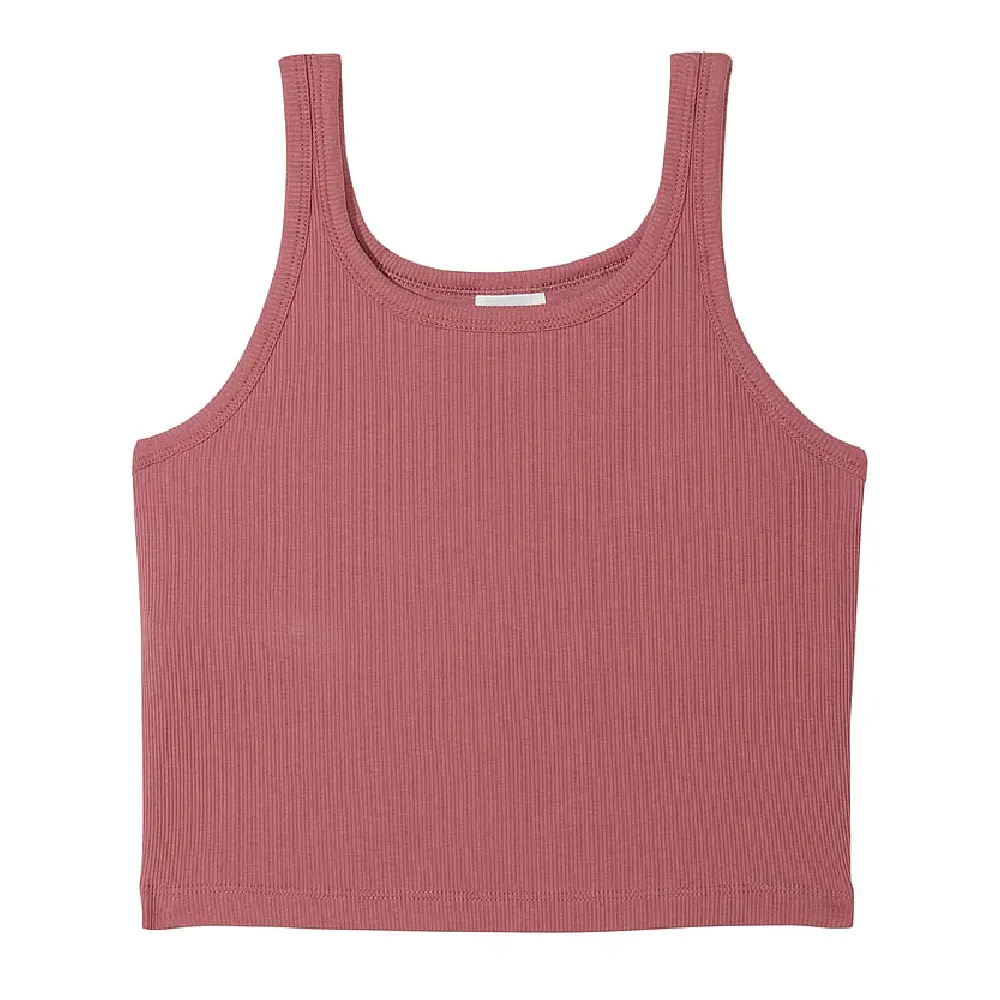 

Топ Victoria's Secret Pink Rib Crop Tank, пудрово-розовый