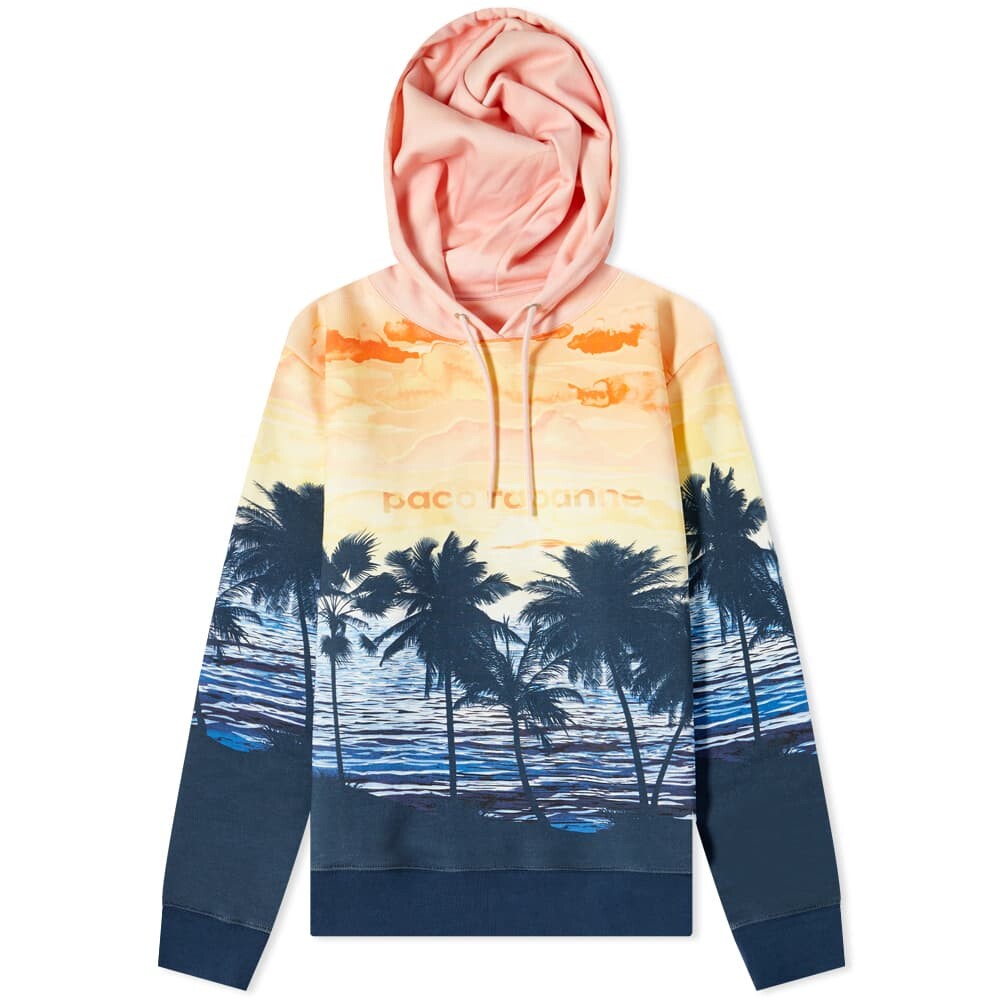 

Толстовка Paco Rabanne Sunset Logo Hood, Серый