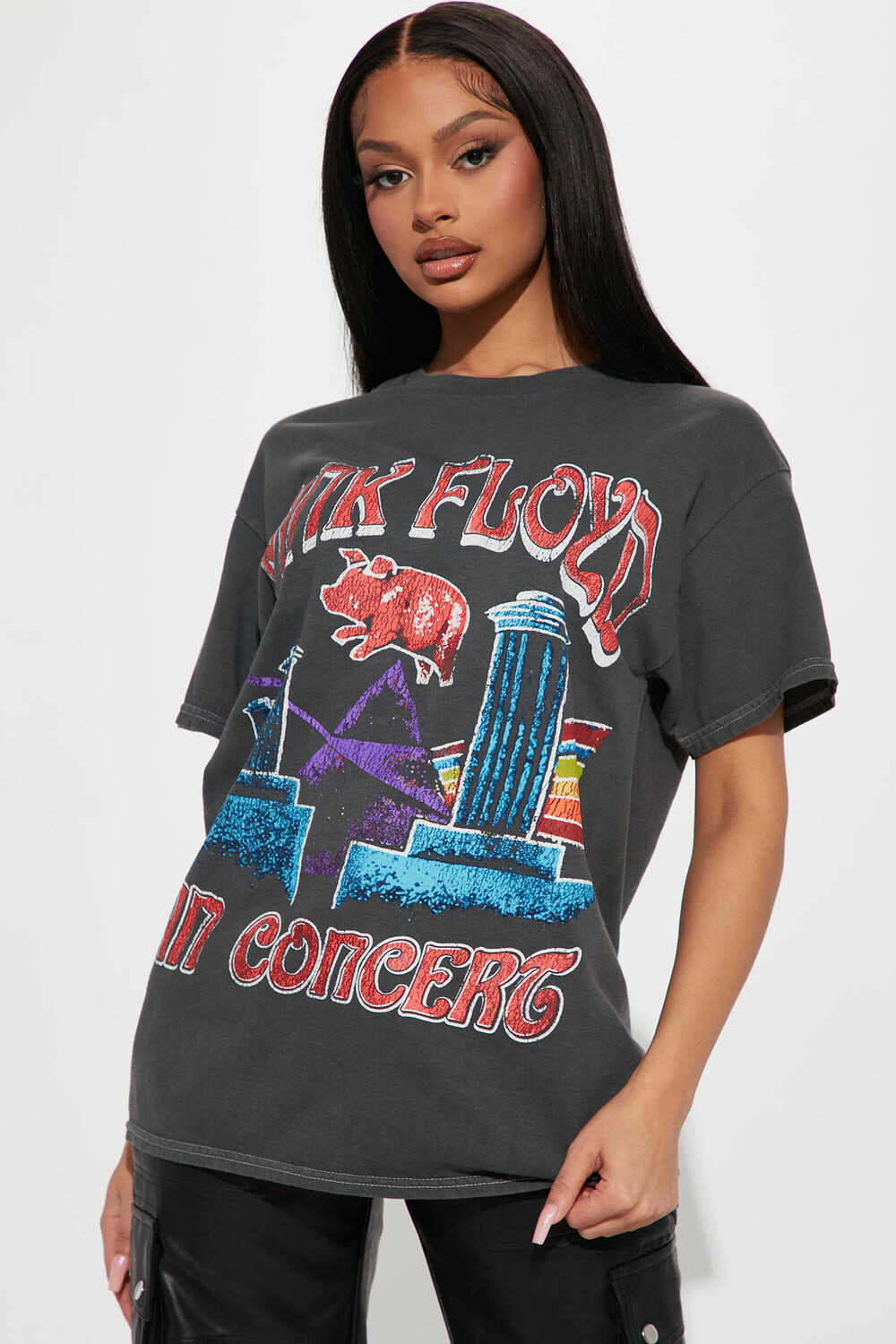 

Футболка Fashion Nova PIN119997, черный