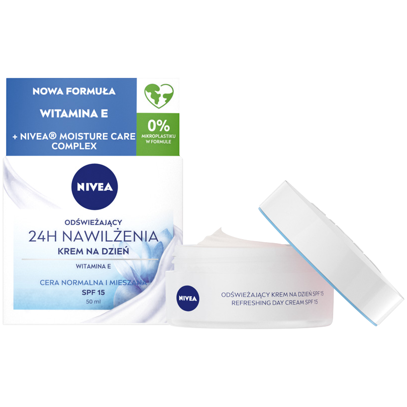 Nivea 24h Nawilżenia освежающий дневной крем для лица, 50 мл - фото