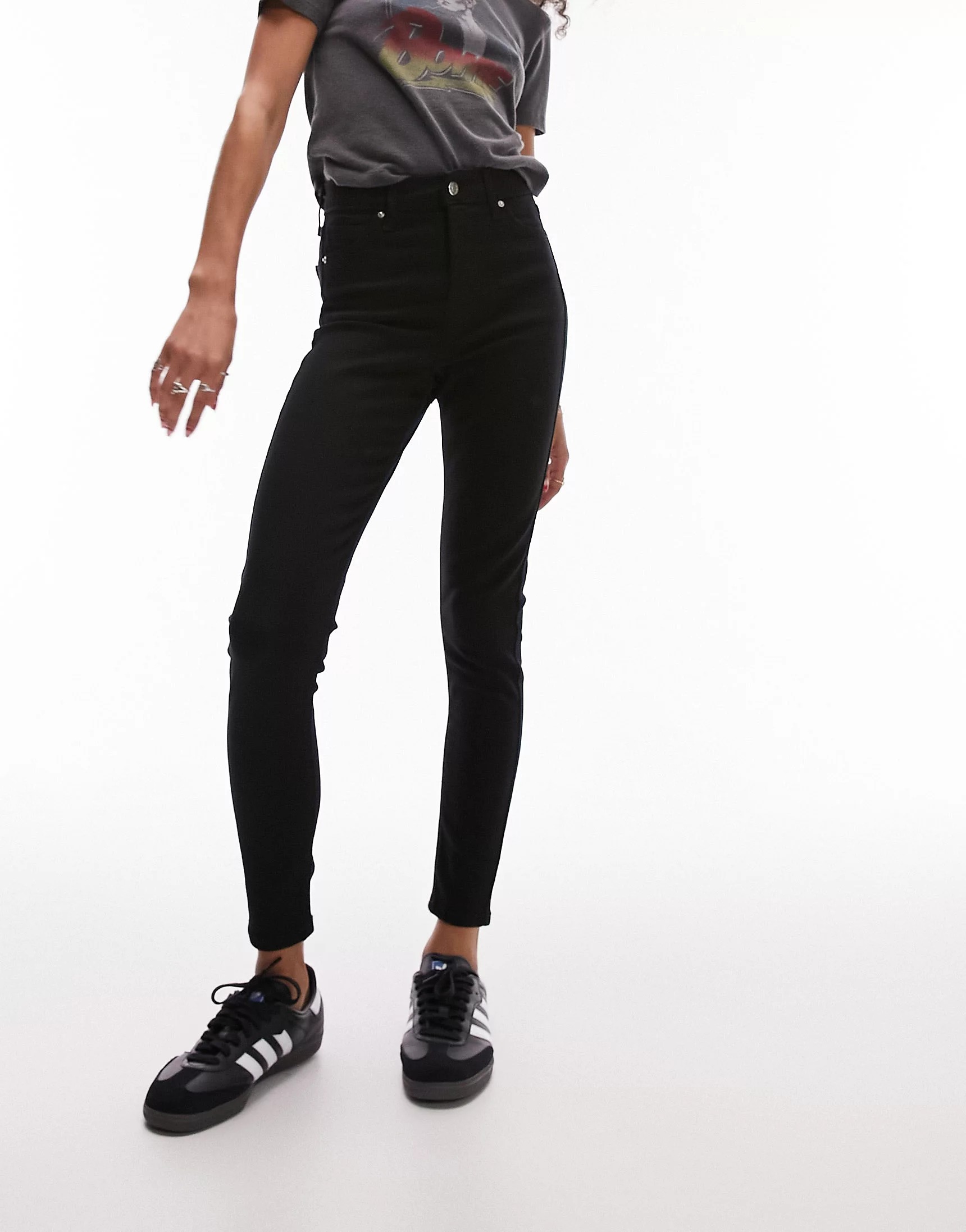Джинсы Topshop Jamie, темно-черный джинсы мужские стрейчевые облегающие байкерские облегающие брюки из денима с поцарапанной молнией повседневные джинсы в стиле хип хоп 4 ц