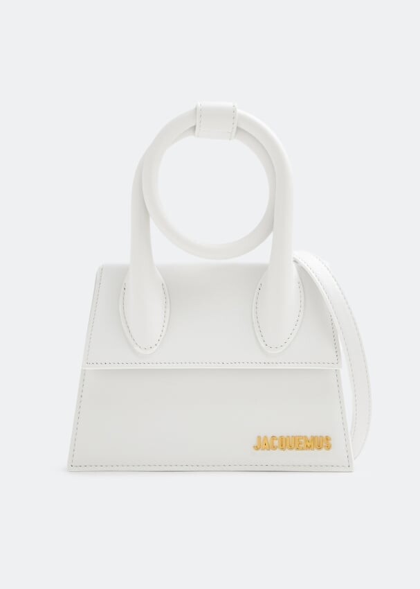 

Сумка JACQUEMUS Le Chiquito Noeud bag, белый