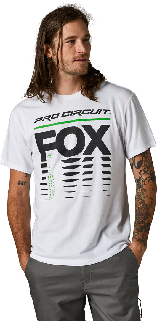 

Футболка FOX Pro Circuit Basic, белый