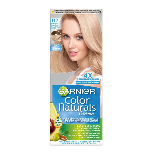 

Garnier Крем-краска для волос Color Naturals Creme 112 Arctic Silver Blonde