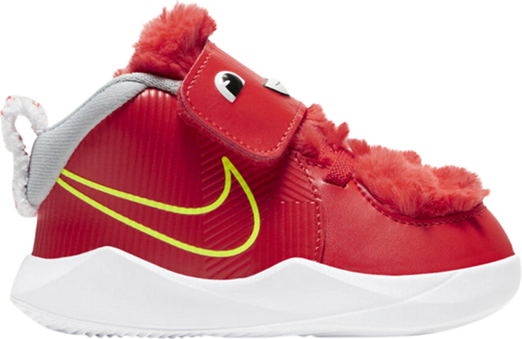 цена Кроссовки Nike Team Hustle D9 Lil TD 'Fast n Furry - Chile Red', красный