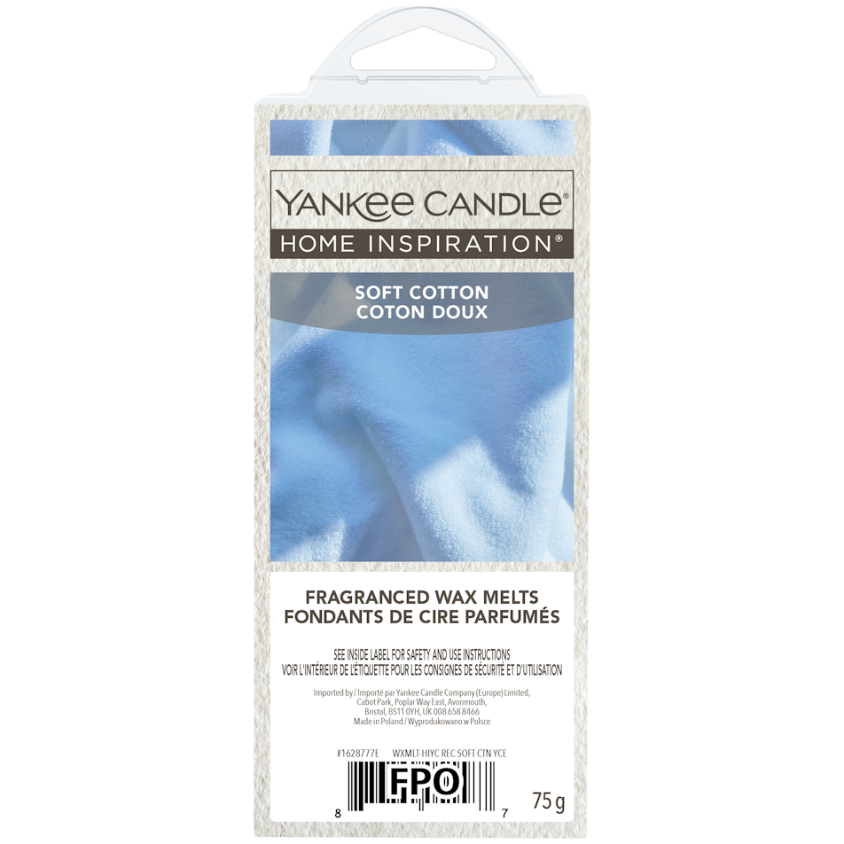 Yankee Candle Soft Cotton ароматический воск, 75 г