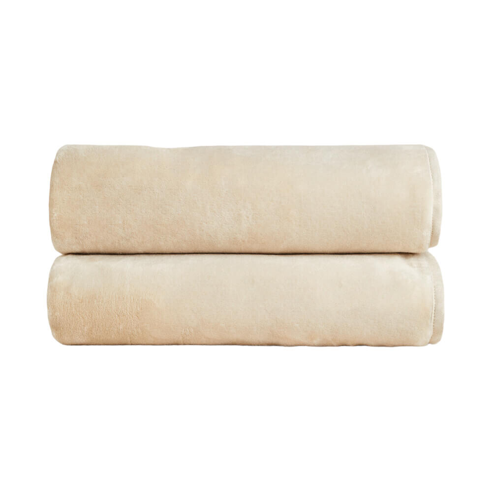 

Покрывало Zara Home Short Faux Fur, светло-бежевый