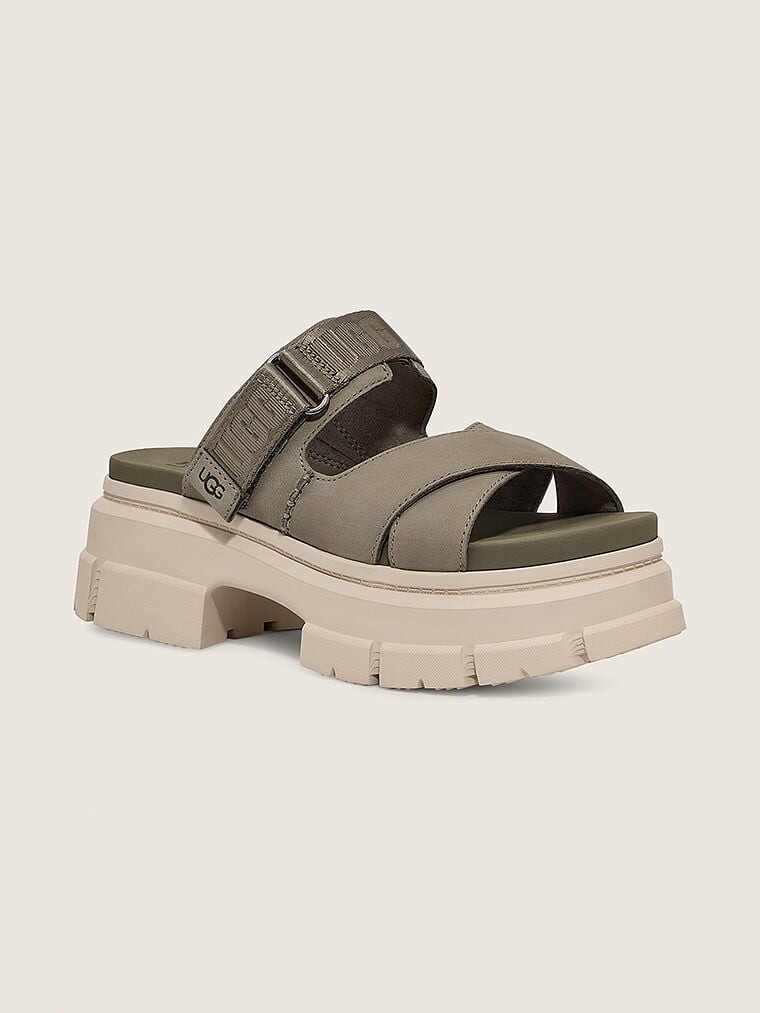 

Шлепанцы Ugg Ashton Slide, серый/зелёный