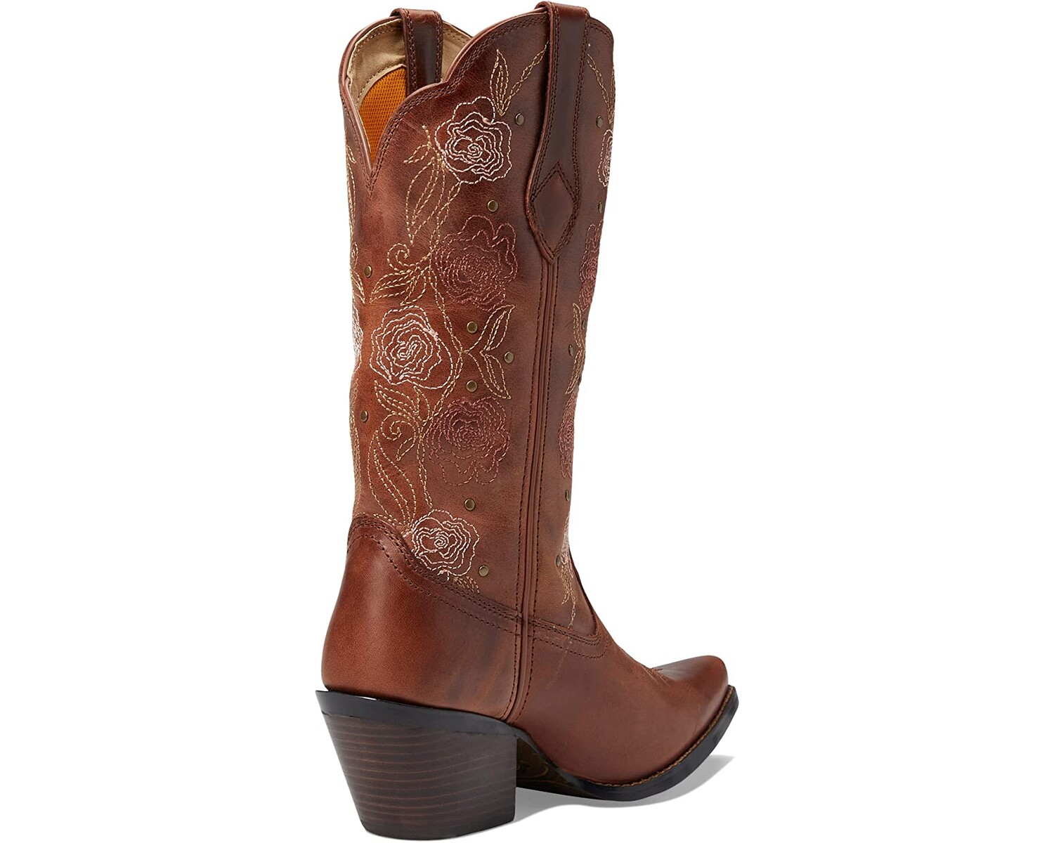 

Ботинки Crush 13" Western Snip Toe w/ Rose Embossed Durango, коричневый