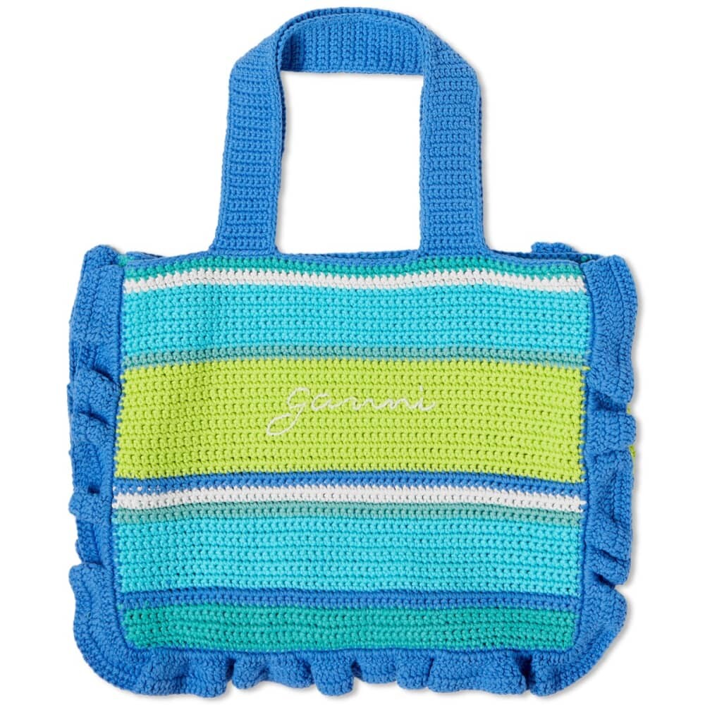 

Сумка GANNI Cotton Crochet Frill Tote