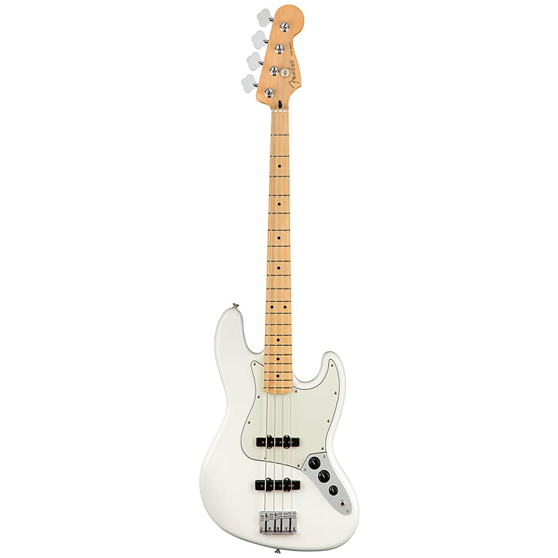 цена Fender Player Series Jazz Bass, кленовый гриф, полярно-белый