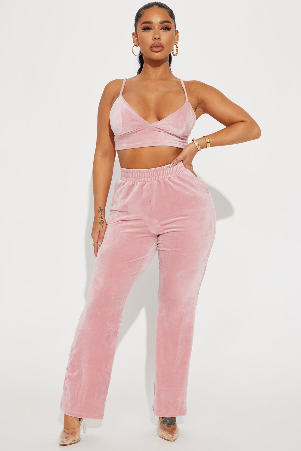 

Брюки Fashion Nova ISET265A, лиловый