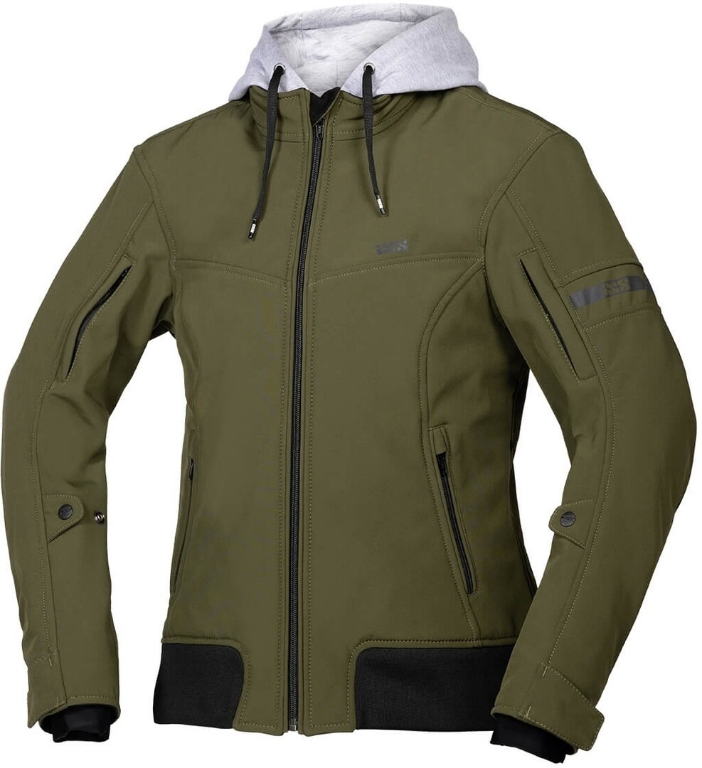 

Куртка IXS Classic SO Moto для женщин для мотоцикла Текстильная, оливковая