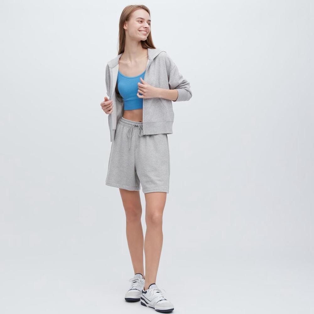 

Толстовка на молнии Uniqlo, серый